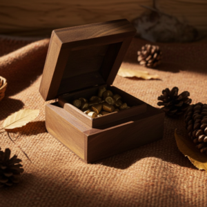 Holzschattulle/Myrrhe